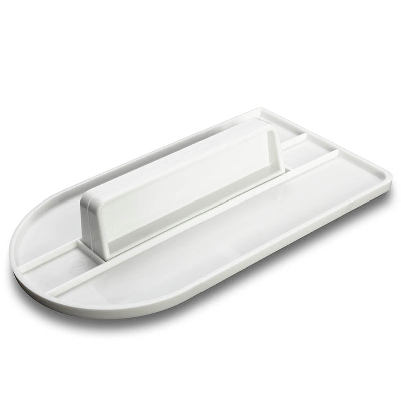 Fondant smoother tool for cake decorating on a white background