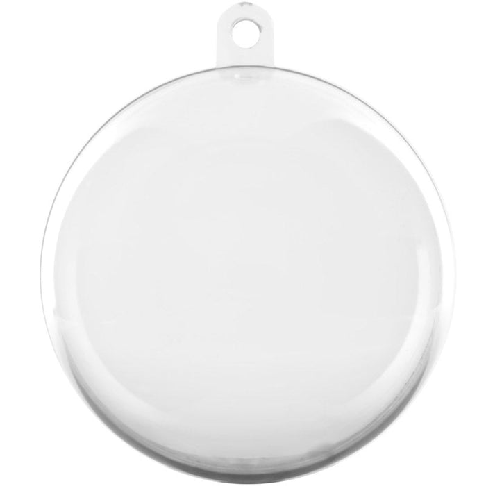 Clear Plastic Empty Fillable Bauble